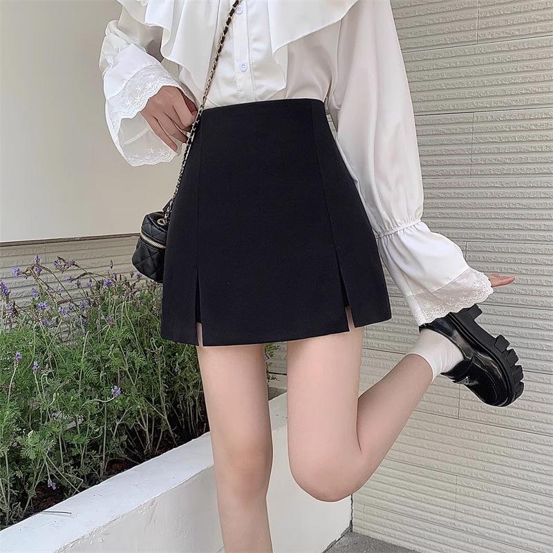 Women s Summer 2024 High Waist Black Bodycon Skort - Spicy, Slimming, Lightly Mature A-Line Skirt L
Women s Summer 2024 High Waist Black Bodycon Skort - Spicy, Slimming, Lightly Mature A-Line Skirt L