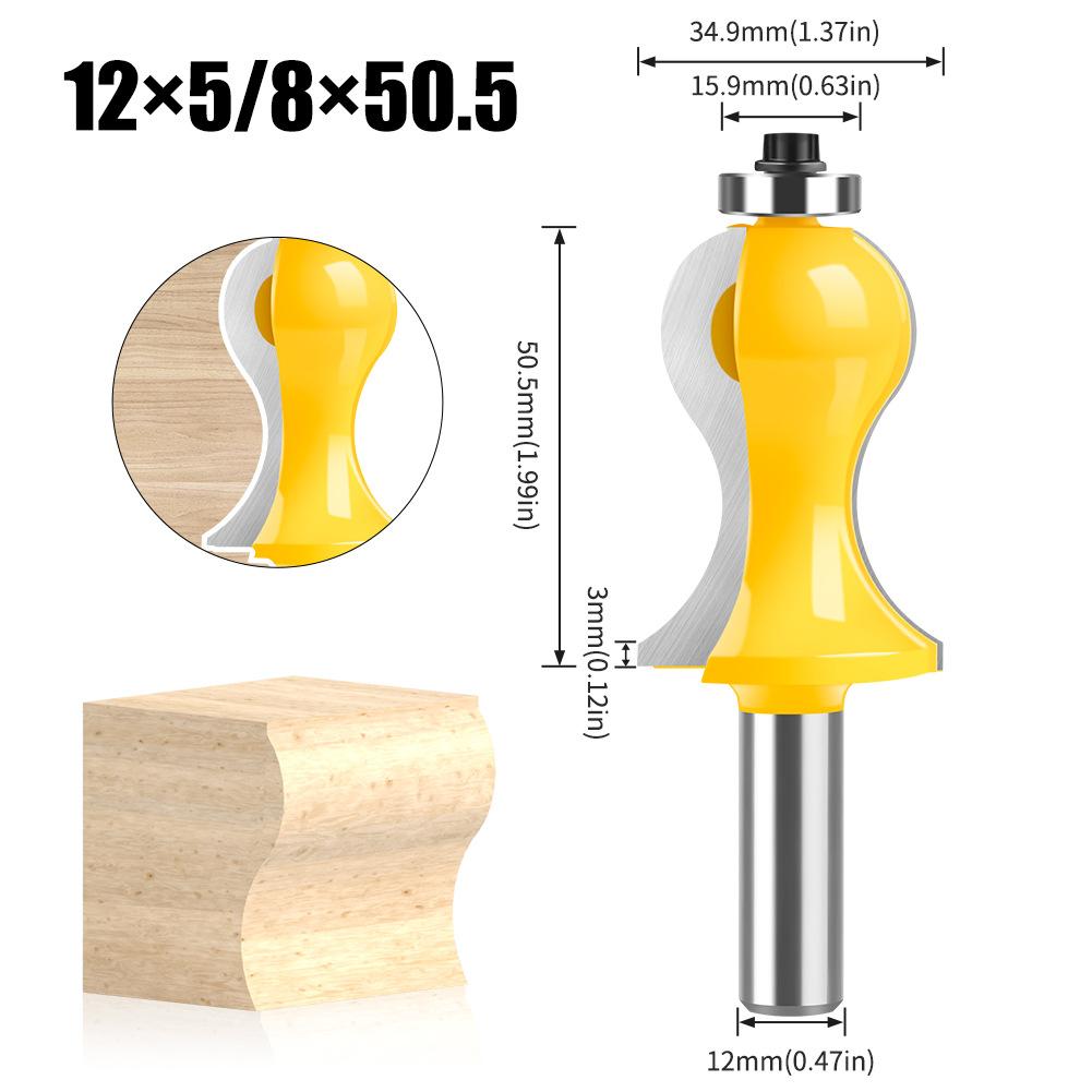 12 handle special-shaped bottle armrest knife line knife cabinet door panel knife flower line knife trimming machine milling cutter cabinet door knife Bottle type armrest knife 12 * 50.8
12 handle special-shaped bottle armrest knife line knife cabinet door panel knife flower line knife trimming machine milling cutter cabinet door knife Bottle type armrest knife 12 * 50.8