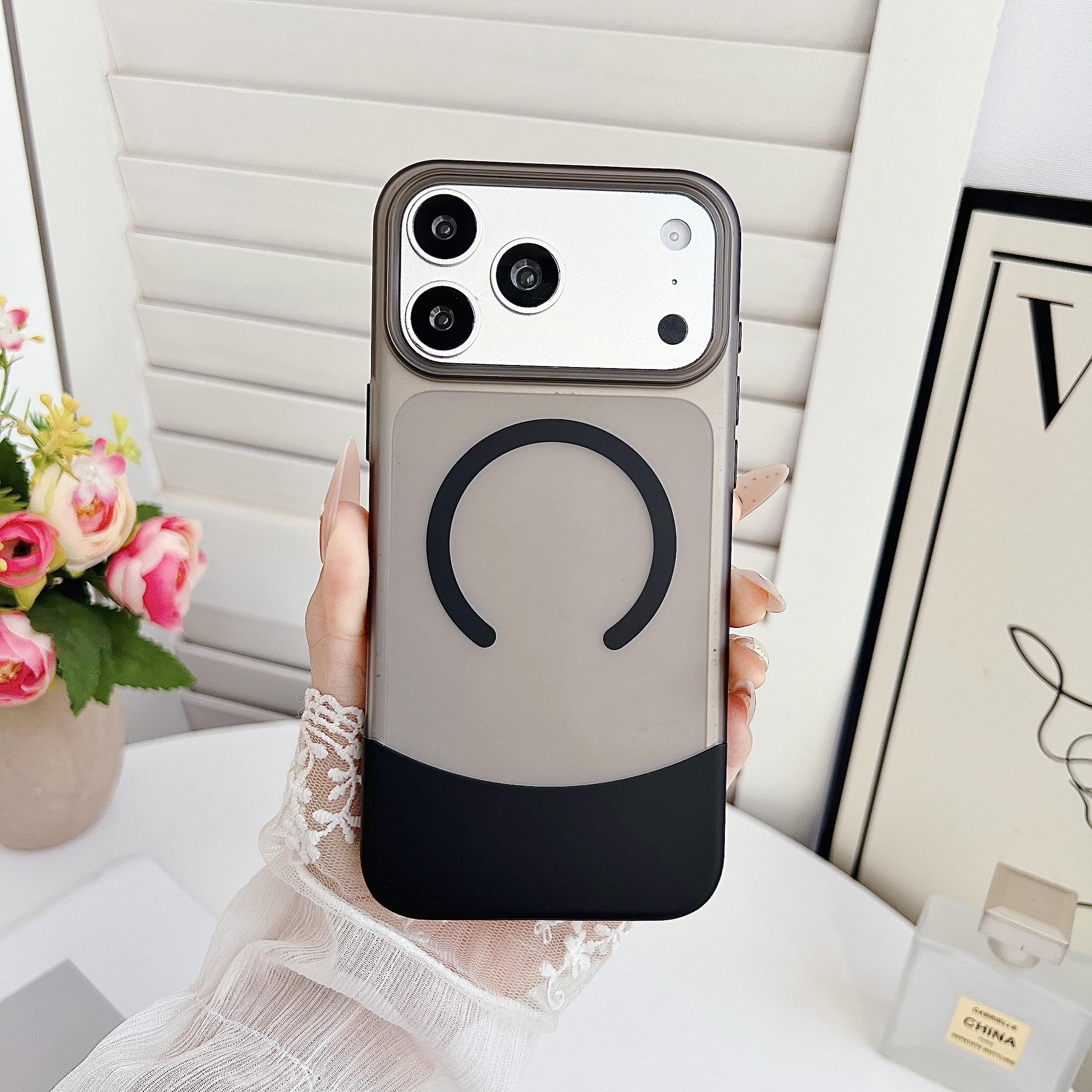 Frosted Transparent Splicing Magnetic Case For iPhone Air 17 16 15 14 13 12 11 Pro Max Plus For Magsafe Clear Matte PC Cover iPhone 11
Frosted Transparent Splicing Magnetic Case For iPhone Air 17 16 15 14 13 12 11 Pro Max Plus For Magsafe Clear Matte PC Cover iPhone 11