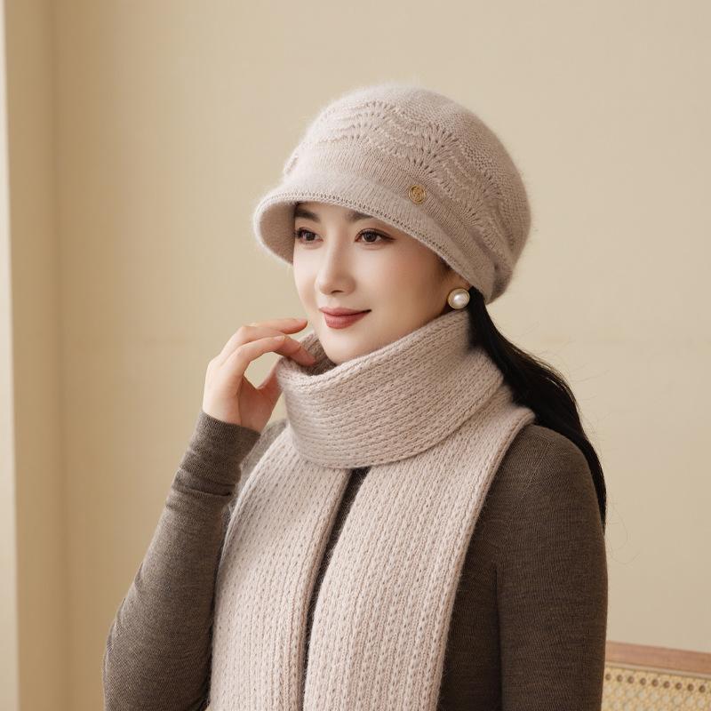 Autumn and winter women in the elderly warm knitted basin hat fleece ear protection rabbit hair mother wool hat old lady grandma hat
Autumn and winter women in the elderly warm knitted basin hat fleece ear protection rabbit hair mother wool hat old lady grandma hat