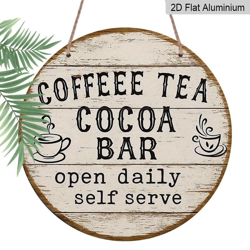 2D Flat, 1pc 7.87x7.87 Inch Round French Aluminum Sign, Vintage Decorative Plaque for Coffee Tea Cocoa Bar , Coffee Bar Decorative Sign, Suitable 1pc
2D Flat, 1pc 7.87x7.87 Inch Round French Aluminum Sign, Vintage Decorative Plaque for Coffee Tea Cocoa Bar , Coffee Bar Decorative Sign, Suitable 1pc
