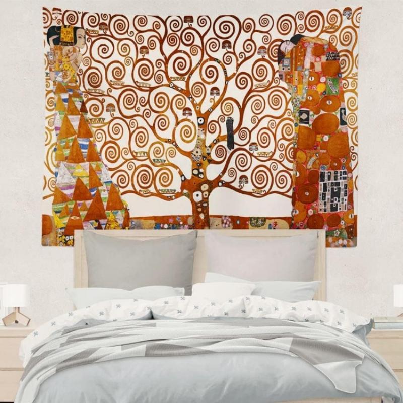 The Tree of Life Stoclet Frieze 1905 by Gustav Klimt Oil Painting Tapestry Wall Art Bedroom Background Home Hanging Decor 74x94cm(29x37in)
The Tree of Life Stoclet Frieze 1905 by Gustav Klimt Oil Painting Tapestry Wall Art Bedroom Background Home Hanging Decor 74x94cm(29x37in)