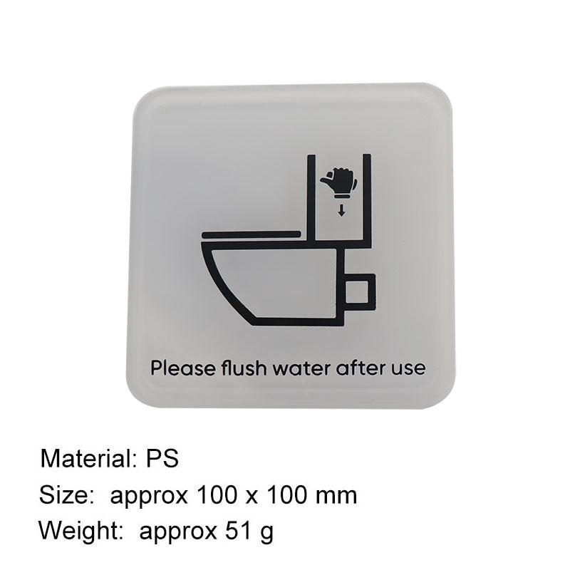 Please flush water after use Signs Plaque Signage Acrylic Signs Plate Sticker Public Place Wall Stickers for Hotel Shoppe House big
Please flush water after use Signs Plaque Signage Acrylic Signs Plate Sticker Public Place Wall Stickers for Hotel Shoppe House big