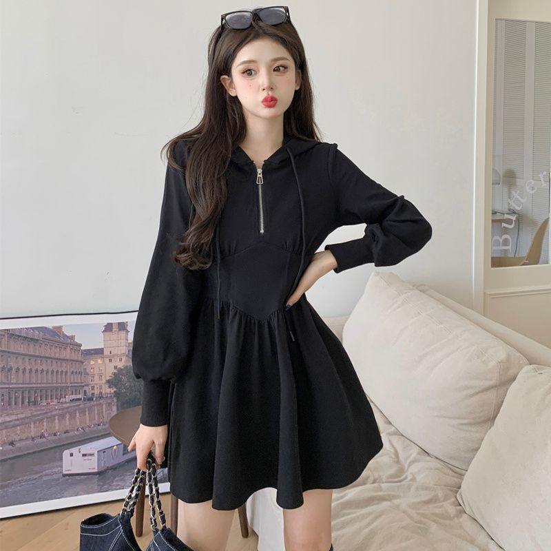 Осеннее корейское платье с капюшоном на молнии для женщин Kpop с длинным рукавом, мини-короткие платья, мода, новинка L
Осеннее корейское платье с капюшоном на молнии для женщин Kpop с длинным рукавом, мини-короткие платья, мода, новинка L