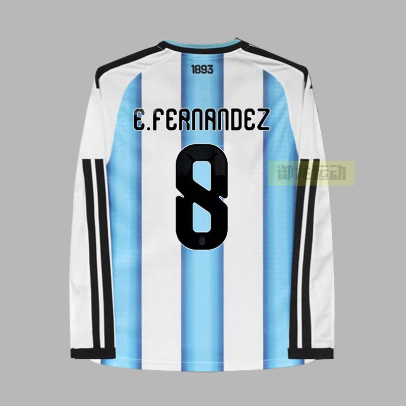 Argentina Jersey Long-Sleeved Football Jersey No. 10 Enzo Di Maria Player Fan Version Home Men L
Argentina Jersey Long-Sleeved Football Jersey No. 10 Enzo Di Maria Player Fan Version Home Men L