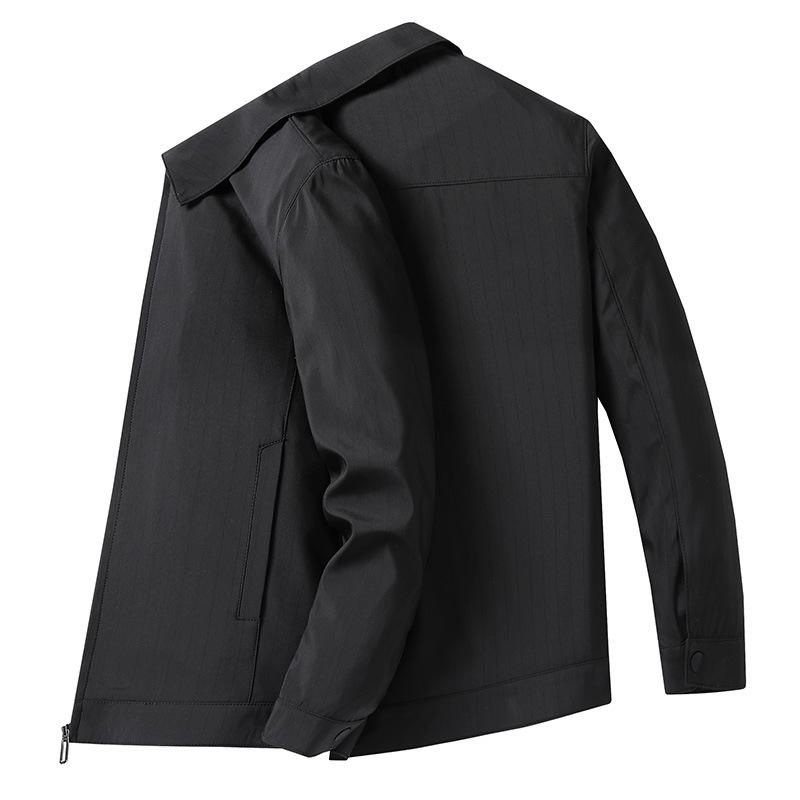 Новая повседневная куртка весна и осень для людей среднего и пожилого возраста, пальто для папы, деловая мужская одежда больших размеров для папы 4XL