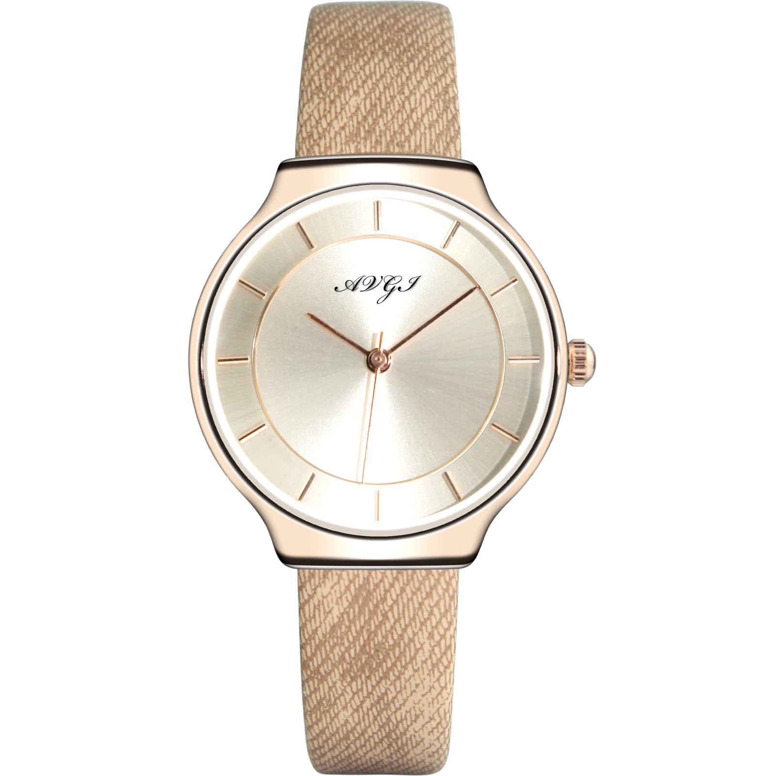 AVGI Ladies Arm Watch Simple Watch Популярный бренд Водонепроницаемый кожаный ремешок Золото
AVGI Ladies Arm Watch Simple Watch Популярный бренд Водонепроницаемый кожаный ремешок Золото
