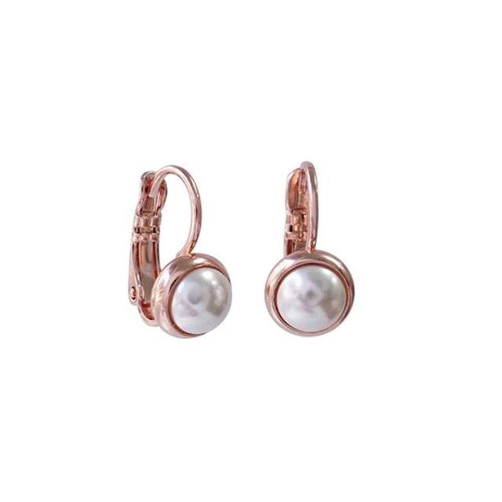 E417 6mm Austrian Pearl Rose Gold Earrings
E417 6mm Austrian Pearl Rose Gold Earrings