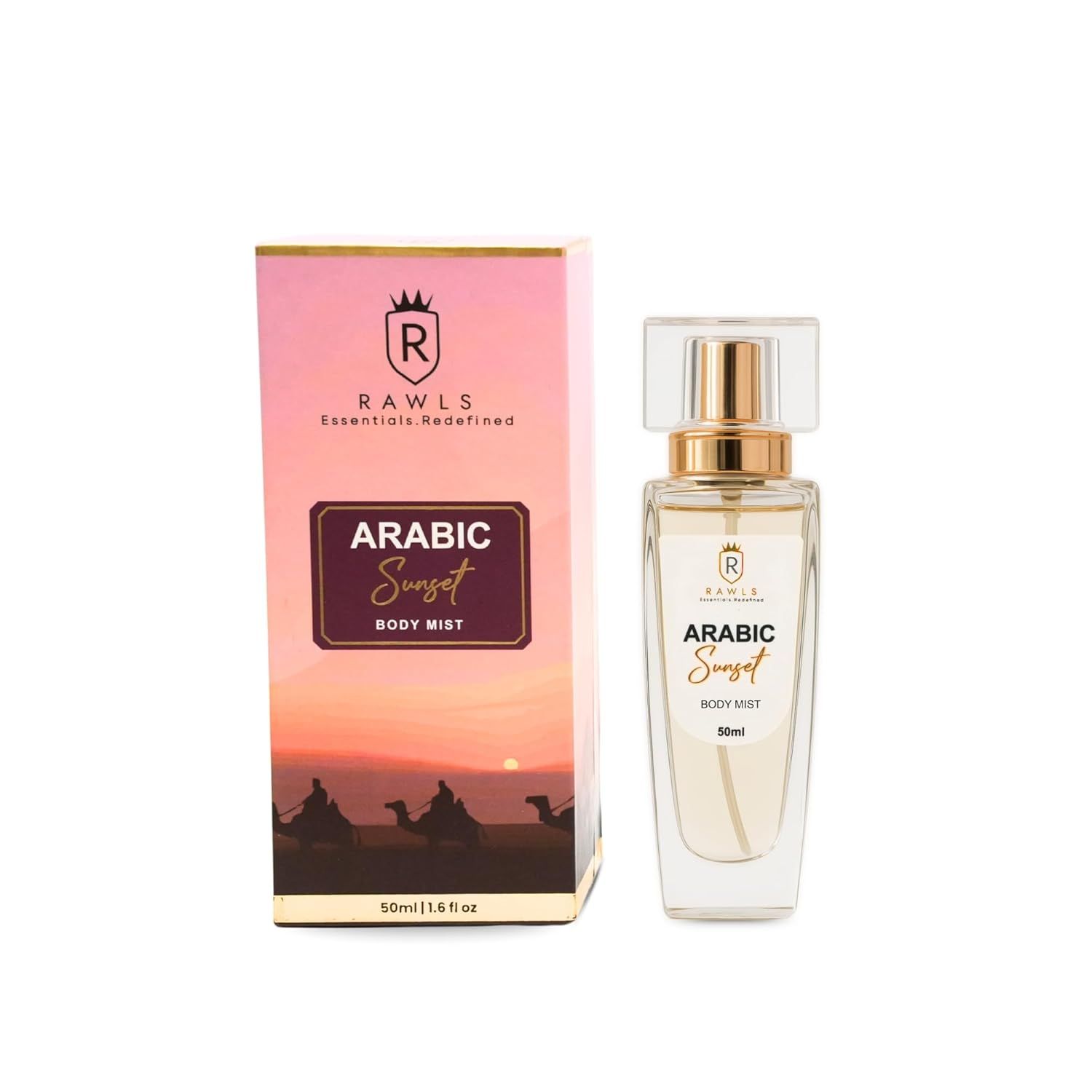 Rawls Arabic Sunset Unisex Body Mist 50ml | Floral & Sandalwood Fragrance | Fresh & Moisturizing Spray | Luxury gift for Men/Women 50ML
Rawls Arabic Sunset Unisex Body Mist 50ml | Floral & Sandalwood Fragrance | Fresh & Moisturizing Spray | Luxury gift for Men/Women 50ML