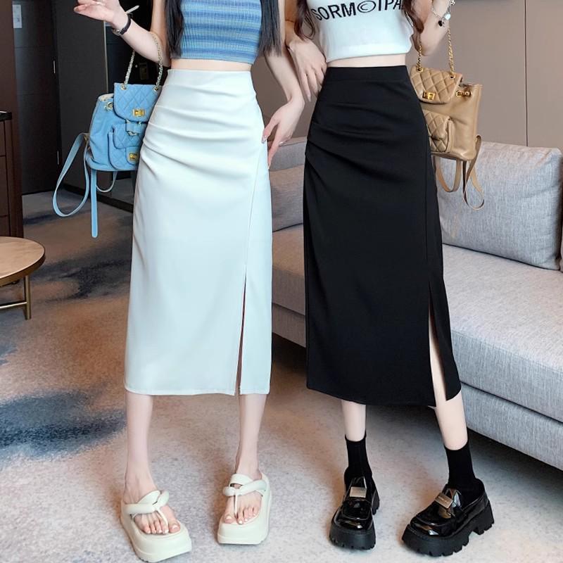 Irregular Slit Pleated Long Skirt - Spring & Autumn 2024, Women s High-Waist A-Line 2XL
Irregular Slit Pleated Long Skirt - Spring & Autumn 2024, Women s High-Waist A-Line 2XL