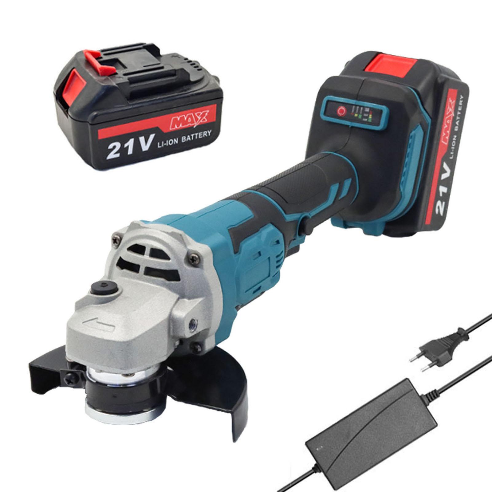 21V 125мм Угловая шлифмашина Бесщеточный двигатель Многофункциональный электрический шлифовальный инструмент 2 шт. литиевая батарея Отрезная машина
21V 125мм Угловая шлифмашина Бесщеточный двигатель Многофункциональный электрический шлифовальный инструмент 2 шт. литиевая батарея Отрезная машина