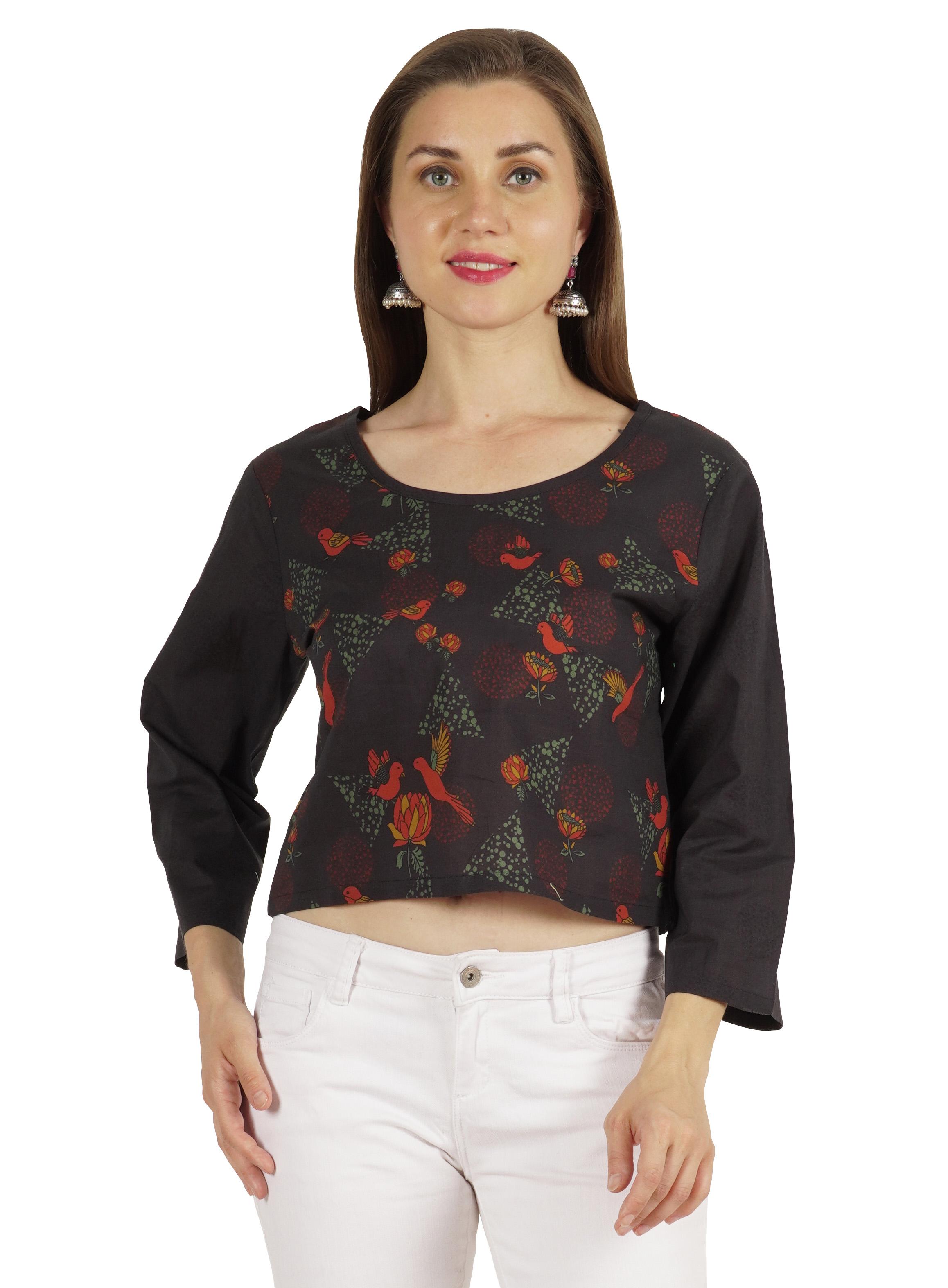 Moomaya Printed Womens Crop Top 3 4 Sleeve Button Up Round Neck Tunic Blouse XS червоний
Moomaya Printed Womens Crop Top 3 4 Sleeve Button Up Round Neck Tunic Blouse XS червоний