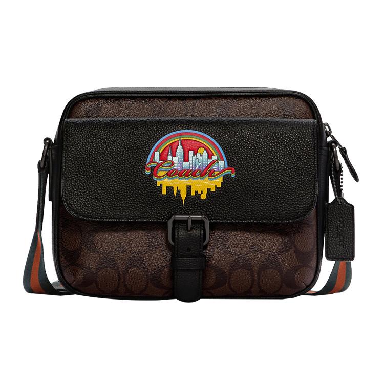 Новая парусиновая сумка через плечо COACH Hudson с кожаной отделкой, сумка-кроссбоди среднего размера, мужская, темно-коричневая и черная C6636-QBMAA 22.9*6.4*17.8CM
Новая парусиновая сумка через плечо COACH Hudson с кожаной отделкой, сумка-кроссбоди среднего размера, мужская, темно-коричневая и черная C6636-QBMAA 22.9*6.4*17.8CM