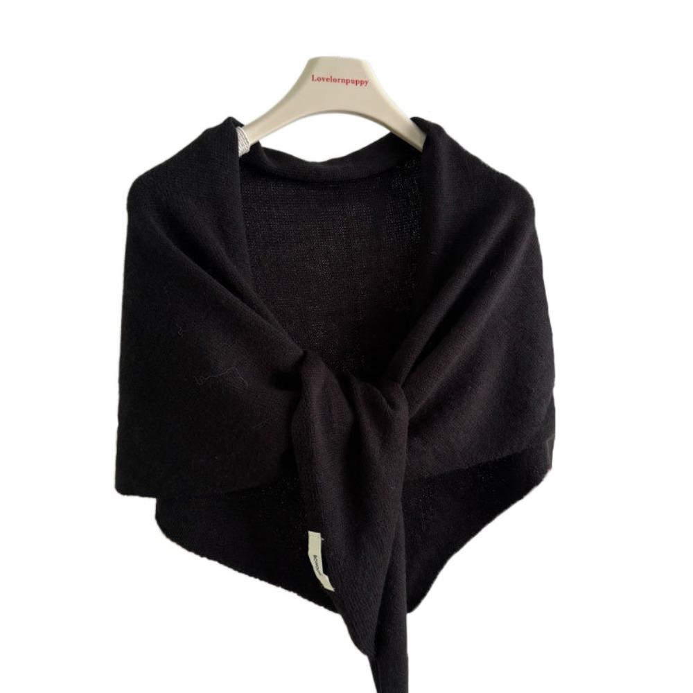 Trendy Wool Blended Wool Scarf Triangular Shape Knitted Triangular Scarf Thickened Soft Knitted Scarf Shoulder Cover чорний
Trendy Wool Blended Wool Scarf Triangular Shape Knitted Triangular Scarf Thickened Soft Knitted Scarf Shoulder Cover чорний
