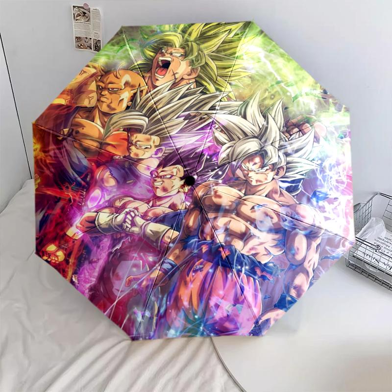 Візерунок персонажів Dragon Ball, автоматична складана парасолька, портативна та складана конструкція, 8 спиць, різдвяний або подарунок на день народження.
Візерунок персонажів Dragon Ball, автоматична складана парасолька, портативна та складана конструкція, 8 спиць, різдвяний або подарунок на день народження.
