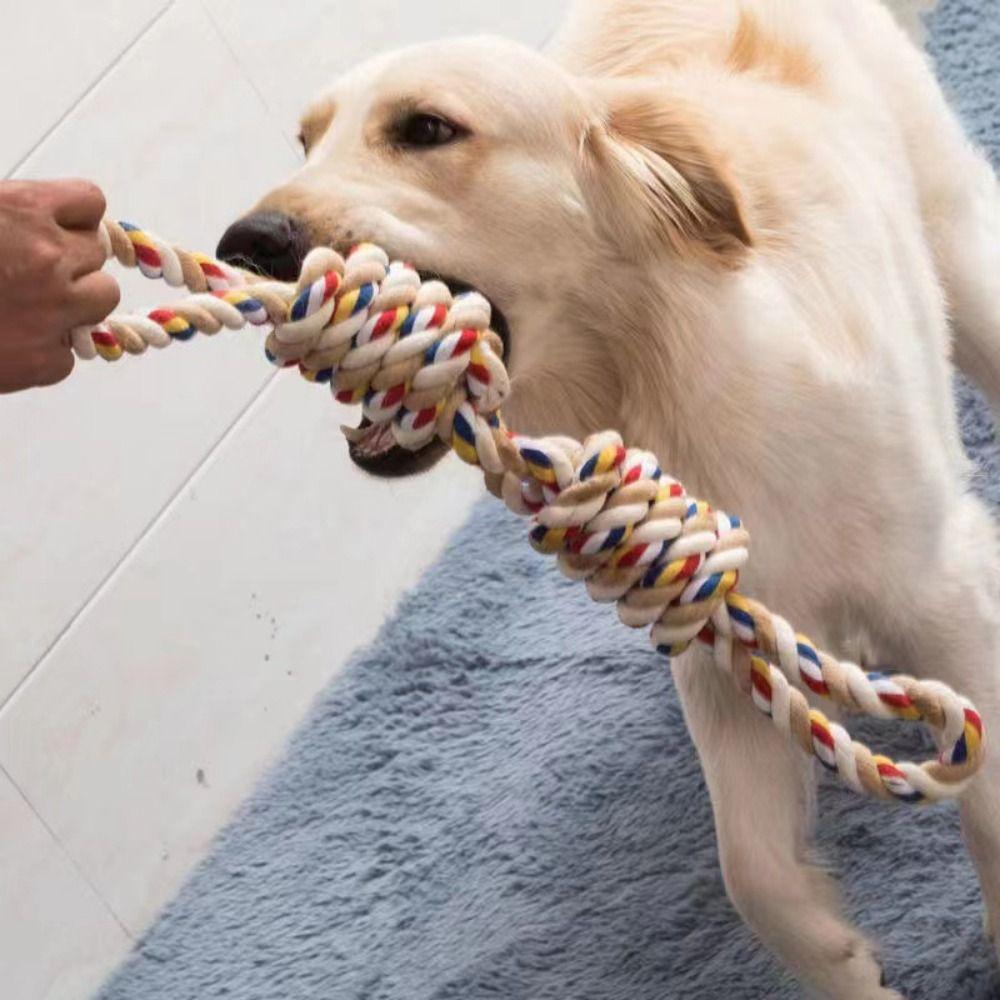 Colorful Puppy Rope Knot Toy Bite Resistant Dog Chew Toy Pet Molar Toy Relieve Boredom colorful
Colorful Puppy Rope Knot Toy Bite Resistant Dog Chew Toy Pet Molar Toy Relieve Boredom colorful