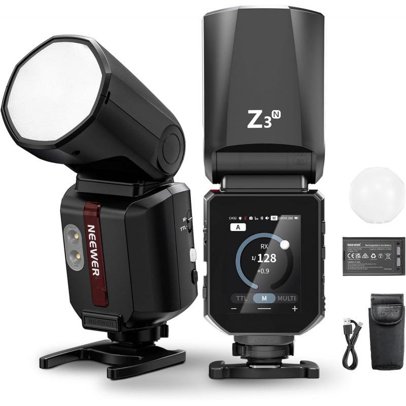 NEEWER 100Ws TTL Round Head Flash Speedlite for Nikon Cameras with 2.4G Compatibility Z3-C Canon + Round Diffuser
NEEWER 100Ws TTL Round Head Flash Speedlite for Nikon Cameras with 2.4G Compatibility Z3-C Canon + Round Diffuser