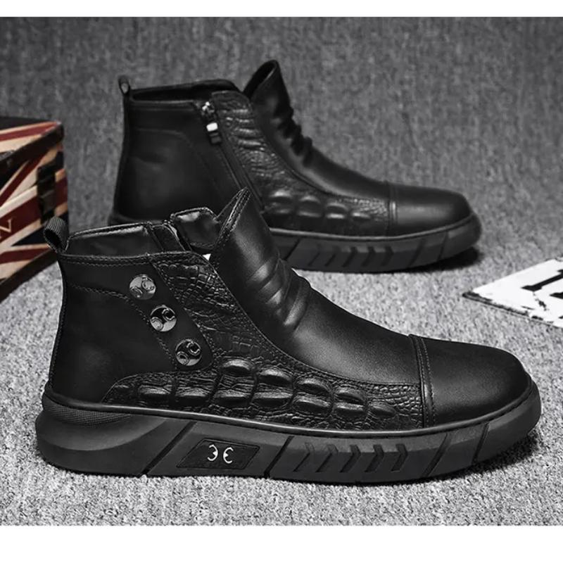 2024 Британский стиль мужские ботинки высокие роскошные PU кожа осень зима модные рабочие ботинки на молнии удобные для прогулок на открытом воздухе 44 чёрный
2024 Британский стиль мужские ботинки высокие роскошные PU кожа осень зима модные рабочие ботинки на молнии удобные для прогулок на открытом воздухе 44 чёрный