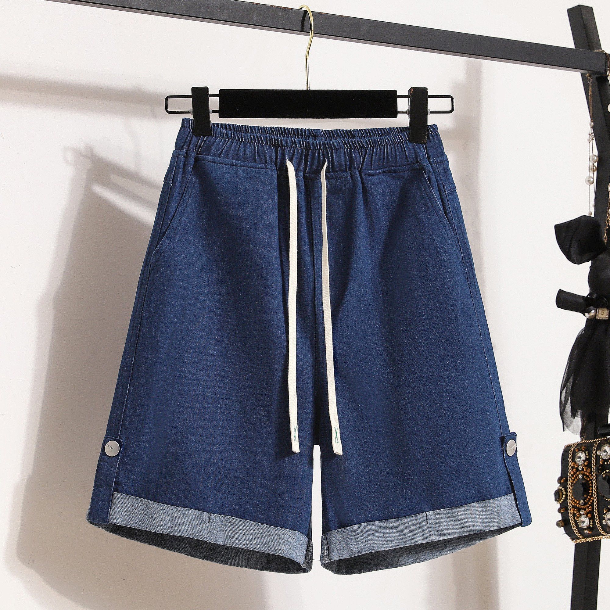 Summer Jeans Shorts Pants Women Pants Loose Casual Denim Female Casual Trousers XL (recommended 90-52.5kg) темно-синий
Summer Jeans Shorts Pants Women Pants Loose Casual Denim Female Casual Trousers XL (recommended 90-52.5kg) темно-синий