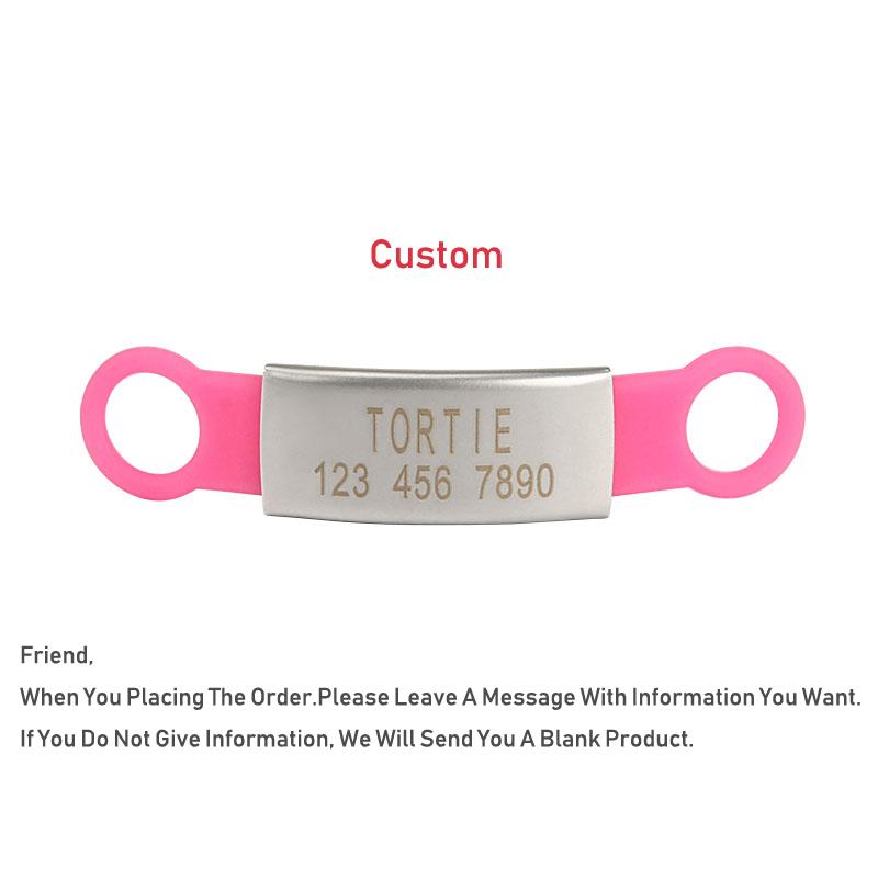 Pet ID Tag Silicone Stainless Steel Dog Cat Personalized Name Collar Engraved Tags Accessories Name Telephone Number Pet Tags S 6.1x1.3cm рожевий червоний колір
Pet ID Tag Silicone Stainless Steel Dog Cat Personalized Name Collar Engraved Tags Accessories Name Telephone Number Pet Tags S 6.1x1.3cm рожевий червоний колір