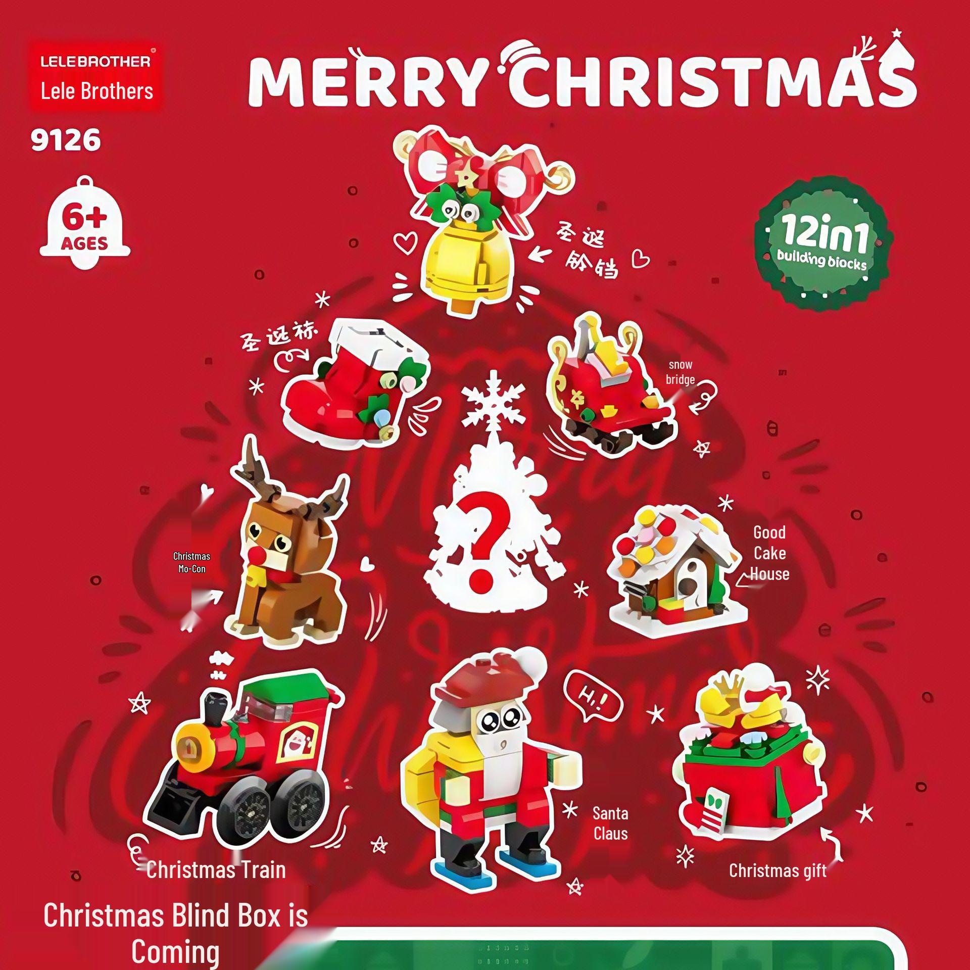Christmas Countdown Gift Set: Building Block Snowman, Santa, Reindeer Figures - Compatible with Lego
Christmas Countdown Gift Set: Building Block Snowman, Santa, Reindeer Figures - Compatible with Lego