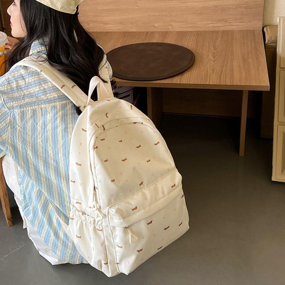 Nylon Students School Bag Korean Style Shoulder Bag Cute Cute Dog Backpack Travel Style B
Nylon Students School Bag Korean Style Shoulder Bag Cute Cute Dog Backpack Travel Style B