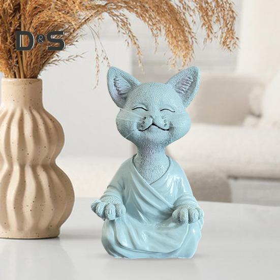 Статуя кошки Будды из смолы, сидящая в медитации, статуэтка кошки Дзен, настольное украшение для спальни, комнаты для йоги, подарки для любителей кошек серый
Статуя кошки Будды из смолы, сидящая в медитации, статуэтка кошки Дзен, настольное украшение для спальни, комнаты для йоги, подарки для любителей кошек серый