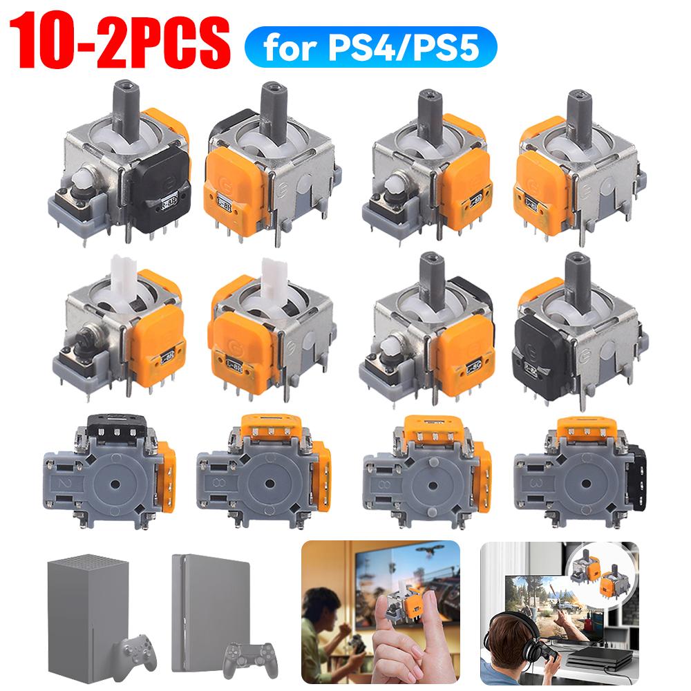 2-10PCS Replacement 3D Analog Joystick For PS5/PS4 Hall Electromagnetic One Controller ThumbStick Repair Parts Accessories
2-10PCS Replacement 3D Analog Joystick For PS5/PS4 Hall Electromagnetic One Controller ThumbStick Repair Parts Accessories
