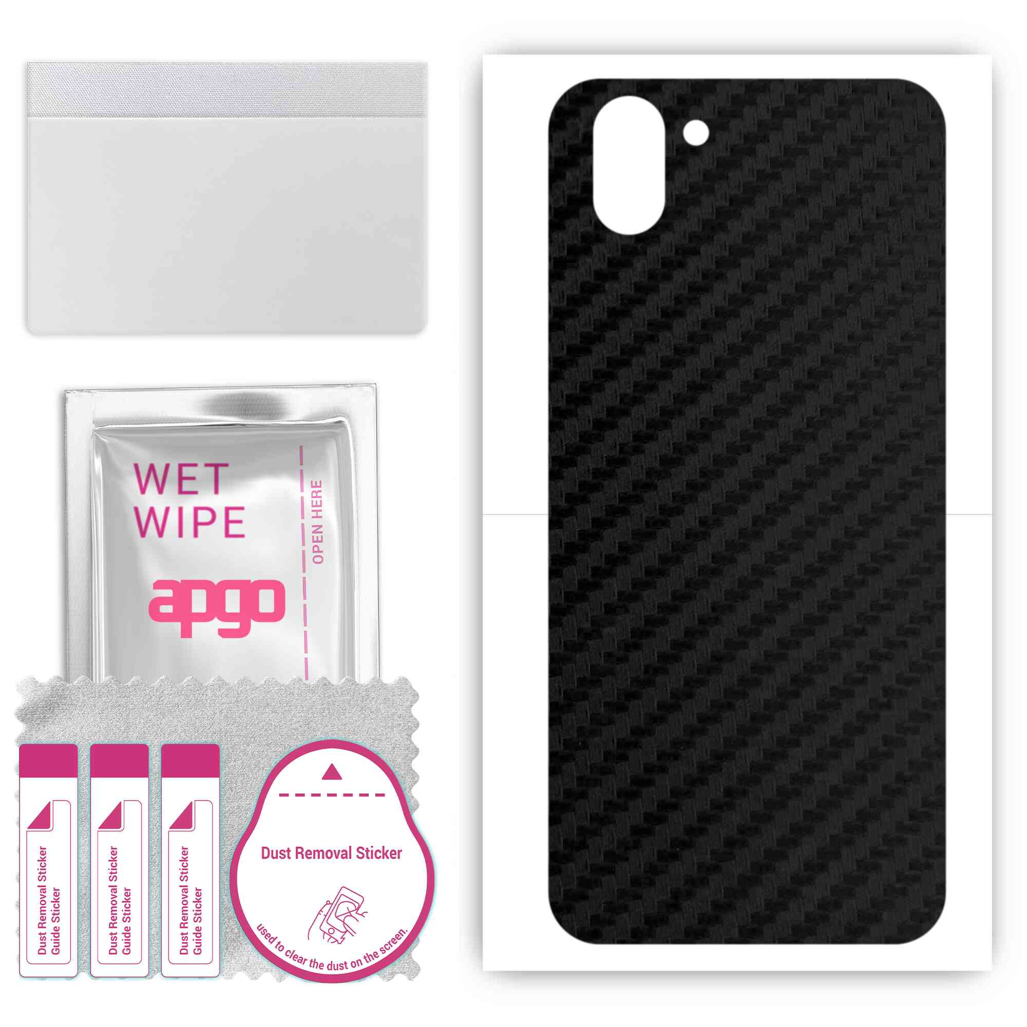 apgo Protective Skin Sticker for the back compatible with Sharp Aquos R2, Wrap Film, Foil, Vinyl - Pattern Carbon Black
apgo Protective Skin Sticker for the back compatible with Sharp Aquos R2, Wrap Film, Foil, Vinyl - Pattern Carbon Black