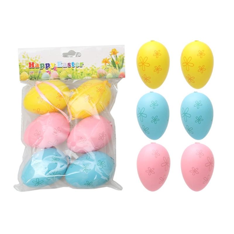6pcs Colorful Easter Eggs Hangings Ornaments Easter Tree Basket Plastic Eggs Happy Easter Party Home Decorations 2024 Kids
6pcs Colorful Easter Eggs Hangings Ornaments Easter Tree Basket Plastic Eggs Happy Easter Party Home Decorations 2024 Kids