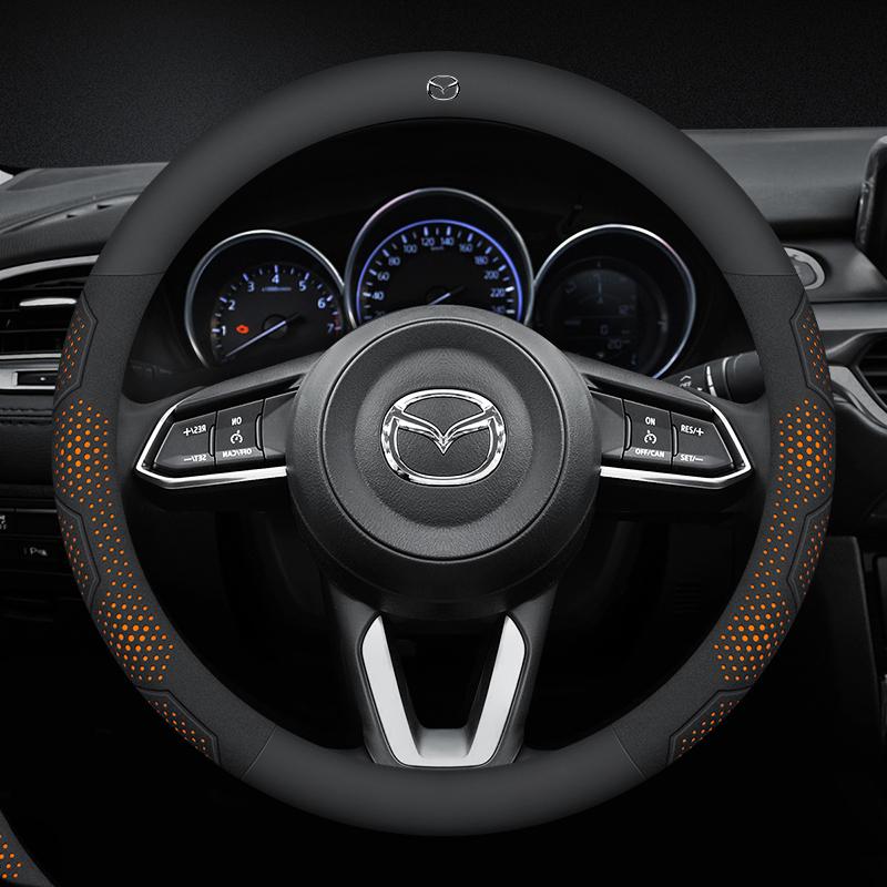 Carbon Fiber Suede Car Steering Wheel Cover For Mazda 3 5 6 SKYACTIV Axela Atenza CX30 CX5 CX8 CX9 MX5 RX8 RX7 BT50 Accessories Style B orange
Carbon Fiber Suede Car Steering Wheel Cover For Mazda 3 5 6 SKYACTIV Axela Atenza CX30 CX5 CX8 CX9 MX5 RX8 RX7 BT50 Accessories Style B orange