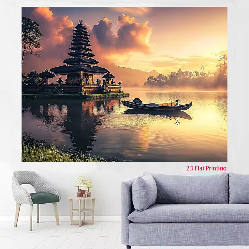 2D Bali Temple & Boat Landscape Photo Booth Background 47.2x31.5inch/120*80cm
2D Bali Temple & Boat Landscape Photo Booth Background 47.2x31.5inch/120*80cm