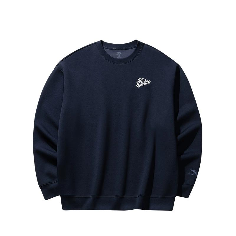 Anta Comfortable Casual Simple Versatile Round Neck Pullover Sweatshirt Men Sweatshirt Midnight-Blue 952518706-7 S
Anta Comfortable Casual Simple Versatile Round Neck Pullover Sweatshirt Men Sweatshirt Midnight-Blue 952518706-7 S