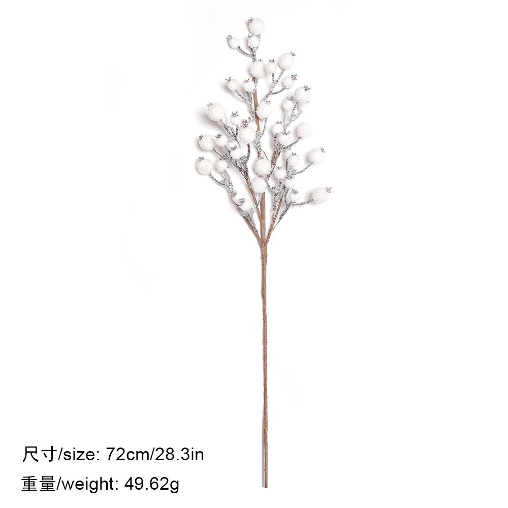 60CM Christmas Decorations White Snow Berries Stems Artificial Bouquet Xmas Tree Ornament Home Decor New Year 2026 Accessories
60CM Christmas Decorations White Snow Berries Stems Artificial Bouquet Xmas Tree Ornament Home Decor New Year 2026 Accessories