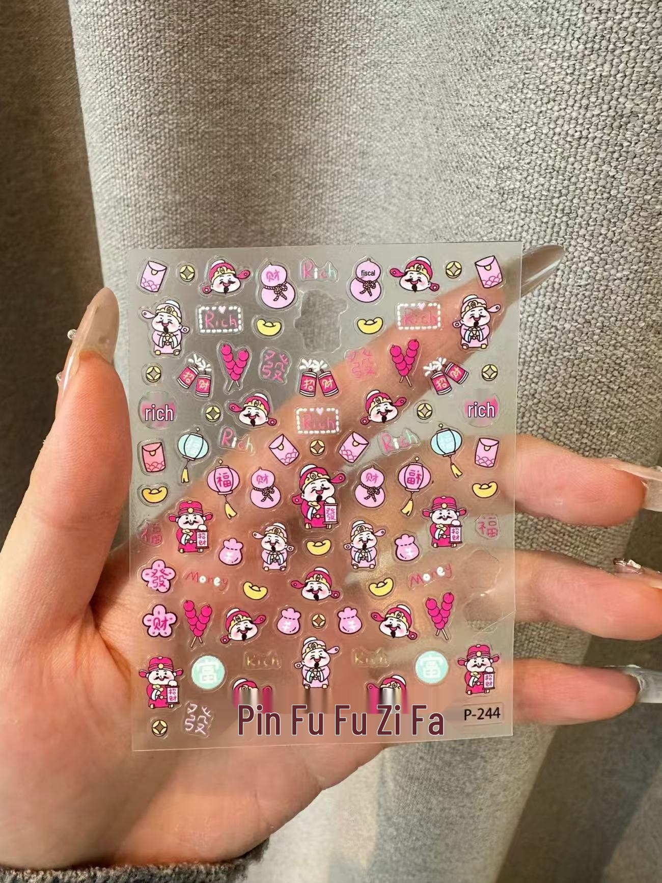 3D мультяшні наклейки для нігтів «Бог Багатства» для нігтів, пляшок для води та чохлів для телефонів YP012
3D мультяшні наклейки для нігтів «Бог Багатства» для нігтів, пляшок для води та чохлів для телефонів YP012