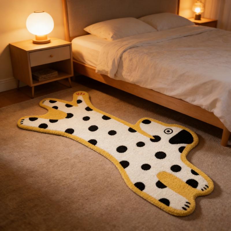 Children s Bedrooms Cartoon Animal Bedside Non-slip Carpets Living Room Special-shaped Fluffy Carpet Balcony Colorful Soft Rugs 80x120cm
Children s Bedrooms Cartoon Animal Bedside Non-slip Carpets Living Room Special-shaped Fluffy Carpet Balcony Colorful Soft Rugs 80x120cm