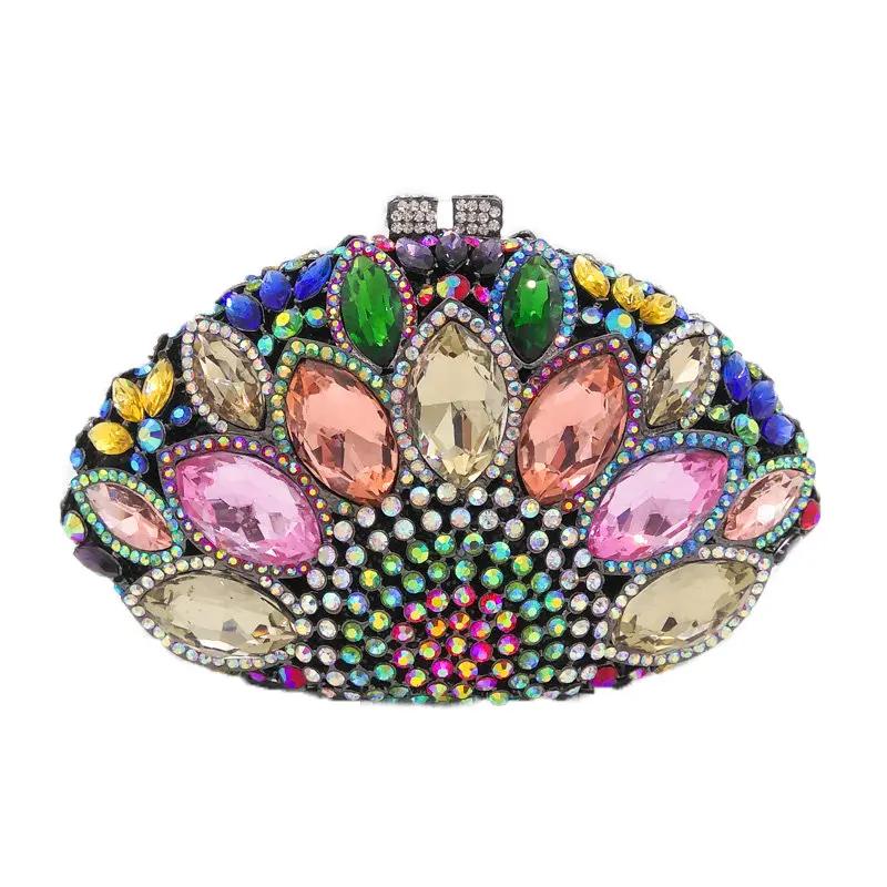 Boutique De FGG Women Brown Peacock Crystal Clutch Evening Bags Wedding Party Prom Bronze Rhinestone Clutches Handbag Purse Mini Clutch
Boutique De FGG Women Brown Peacock Crystal Clutch Evening Bags Wedding Party Prom Bronze Rhinestone Clutches Handbag Purse Mini Clutch