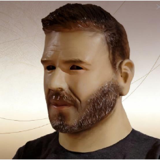 Popular handsome young man headgear character mask, can be labeled and quality inspected Young handsome guy
Popular handsome young man headgear character mask, can be labeled and quality inspected Young handsome guy