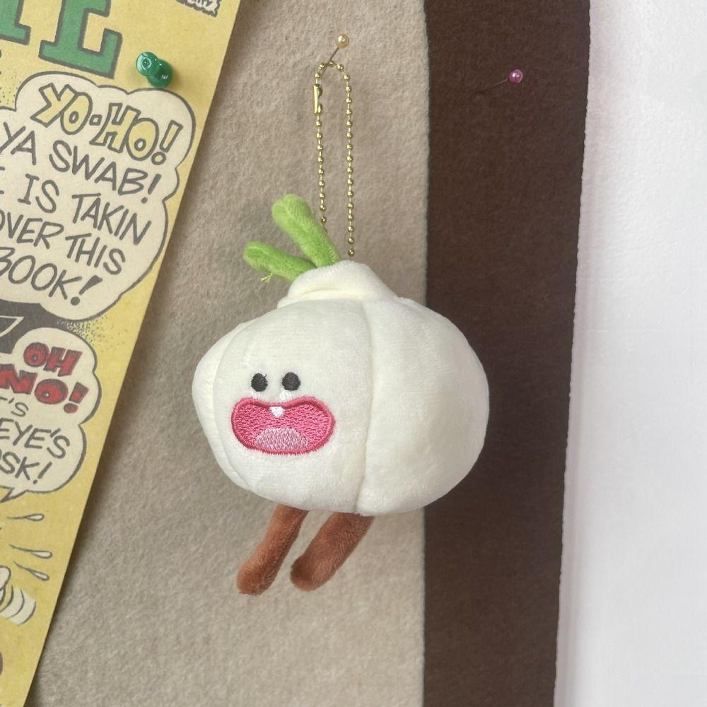 Unique Veggie Garlic Plush Doll Plant Key Ring Garlic Pendant Vegetable Keychain Bags and Keys білий
Unique Veggie Garlic Plush Doll Plant Key Ring Garlic Pendant Vegetable Keychain Bags and Keys білий