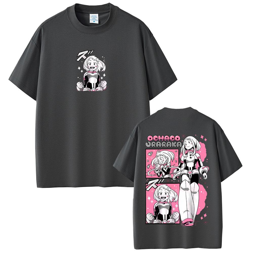 Anime My Hero Academia Print T-Shirt Cartoon Ochaco Uraraka Graphic T Shirts Unisex Women Clothing Cute Kawaii Oversized Y2K Tees 4XL
Anime My Hero Academia Print T-Shirt Cartoon Ochaco Uraraka Graphic T Shirts Unisex Women Clothing Cute Kawaii Oversized Y2K Tees 4XL