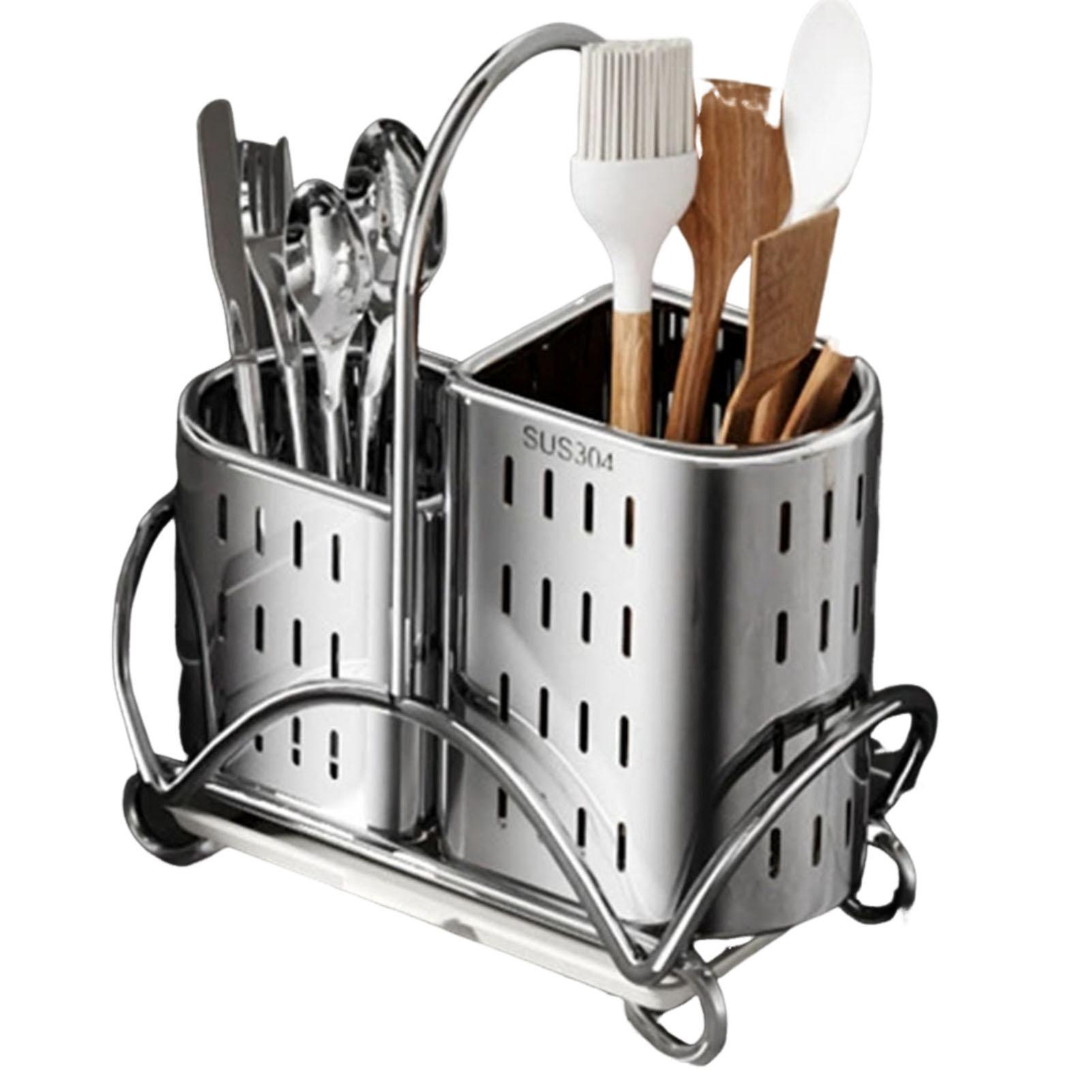 Stainless Steel Wall Mounted Drain Rack, Utensil Organizer for Drying Spoons Forks Chopsticks, Kitchen Storage Shelf
Stainless Steel Wall Mounted Drain Rack, Utensil Organizer for Drying Spoons Forks Chopsticks, Kitchen Storage Shelf