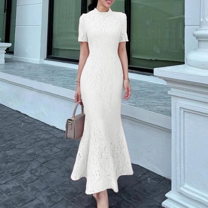 ZANZEA Элегантное кружевное платье пэчворк с подолом «рыбий хвост», повседневное женское платье с коротким рукавом 4XL белый
ZANZEA Элегантное кружевное платье пэчворк с подолом «рыбий хвост», повседневное женское платье с коротким рукавом 4XL белый
