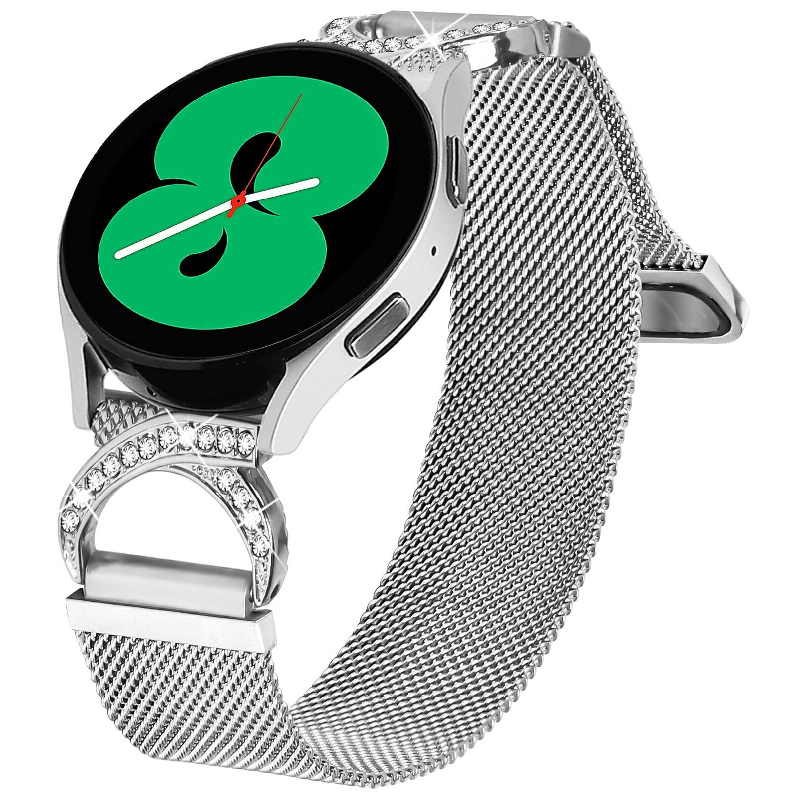 Ремінець для Samsung Galaxy Watch 42мм Міланський Срібний Металевий Ремінець Декор Стразами As shown A
Ремінець для Samsung Galaxy Watch 42мм Міланський Срібний Металевий Ремінець Декор Стразами As shown A