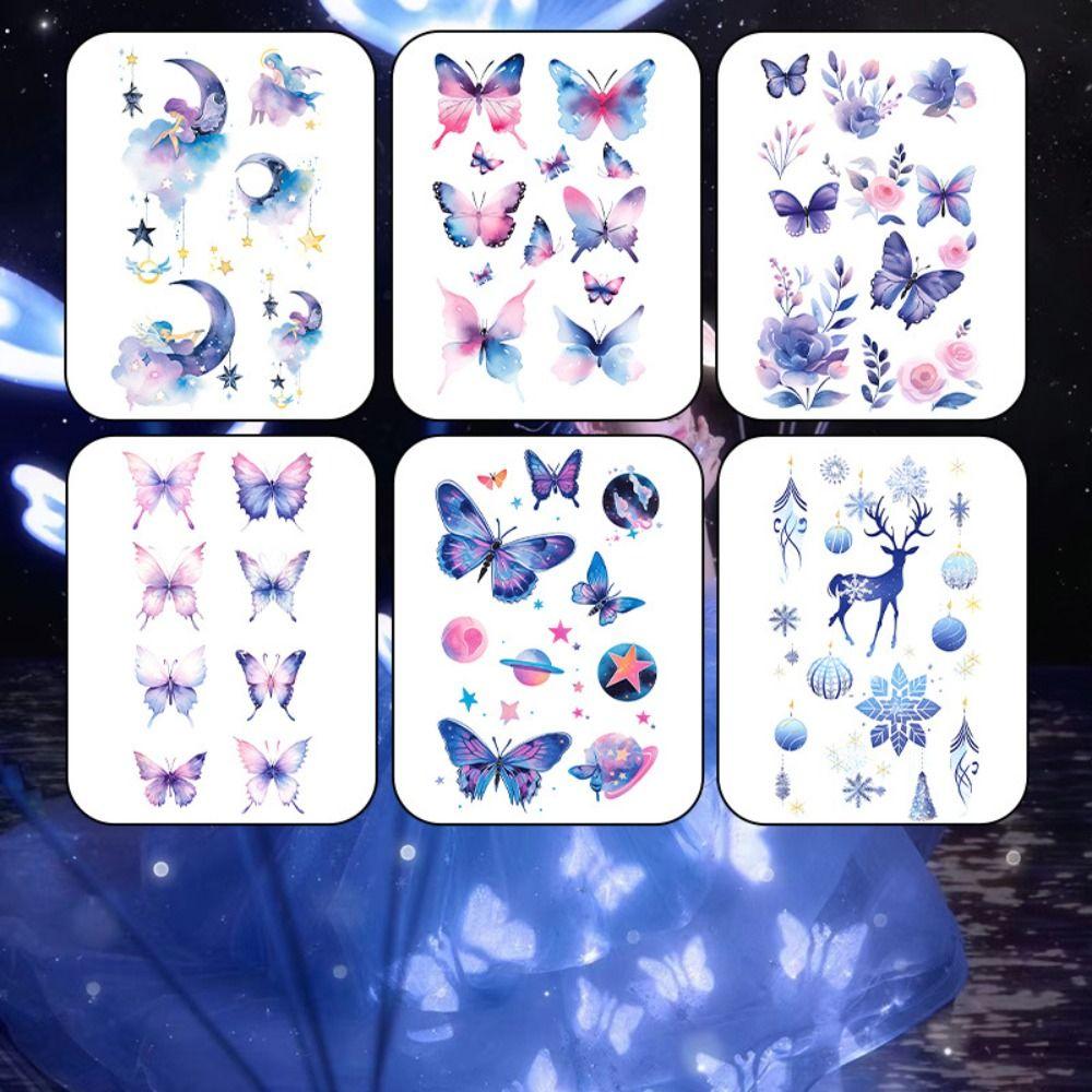 Glitter Butterfly Tattoo Sticker Waterproof Fake Tattoos Children s Arm Sticker Music Festival style 1
Glitter Butterfly Tattoo Sticker Waterproof Fake Tattoos Children s Arm Sticker Music Festival style 1