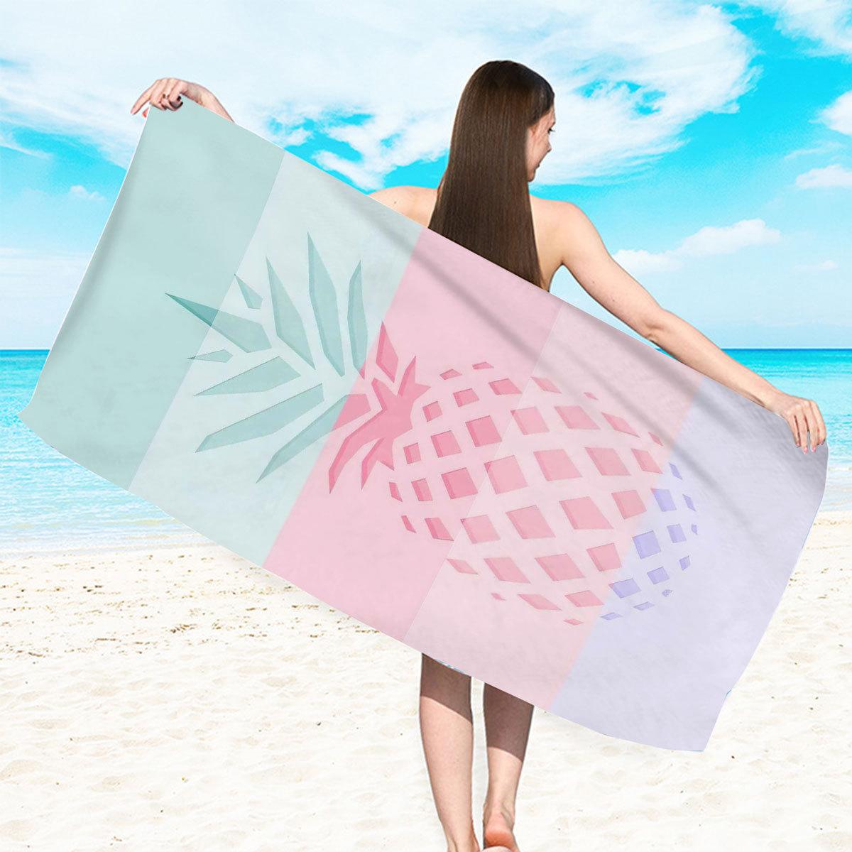 Colored-skin pineapple digital-printed polyester Superfine fiber double-sided fleece Beach vacation bath towel, beach towel W40*H60(CM)
Colored-skin pineapple digital-printed polyester Superfine fiber double-sided fleece Beach vacation bath towel, beach towel W40*H60(CM)