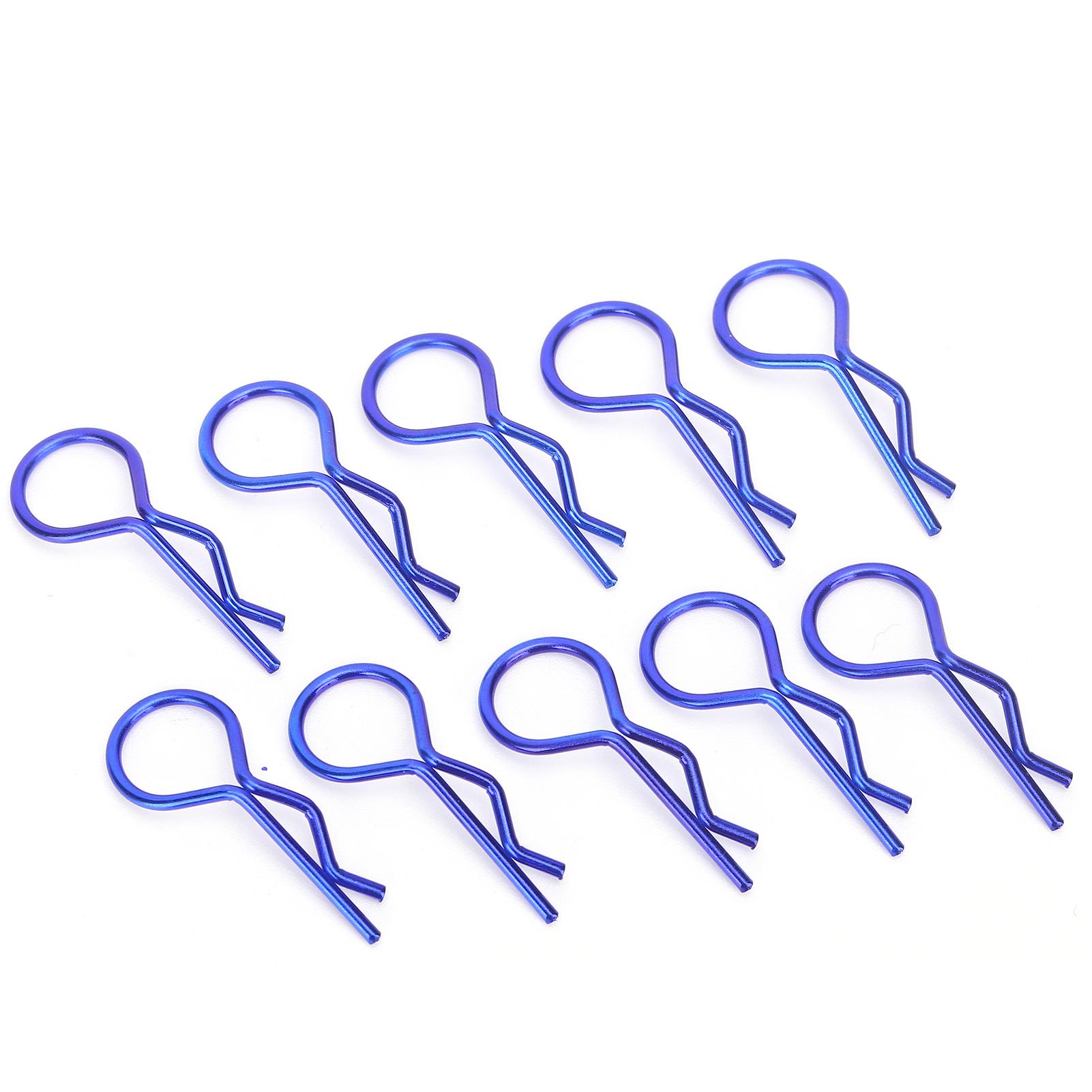 10Pcs 1300CMM RC Car Clip RShape Metal Body Clips Pins for 1/5 1/6 1/8 1/10 RC Car(Blue )
10Pcs 1300CMM RC Car Clip RShape Metal Body Clips Pins for 1/5 1/6 1/8 1/10 RC Car(Blue )