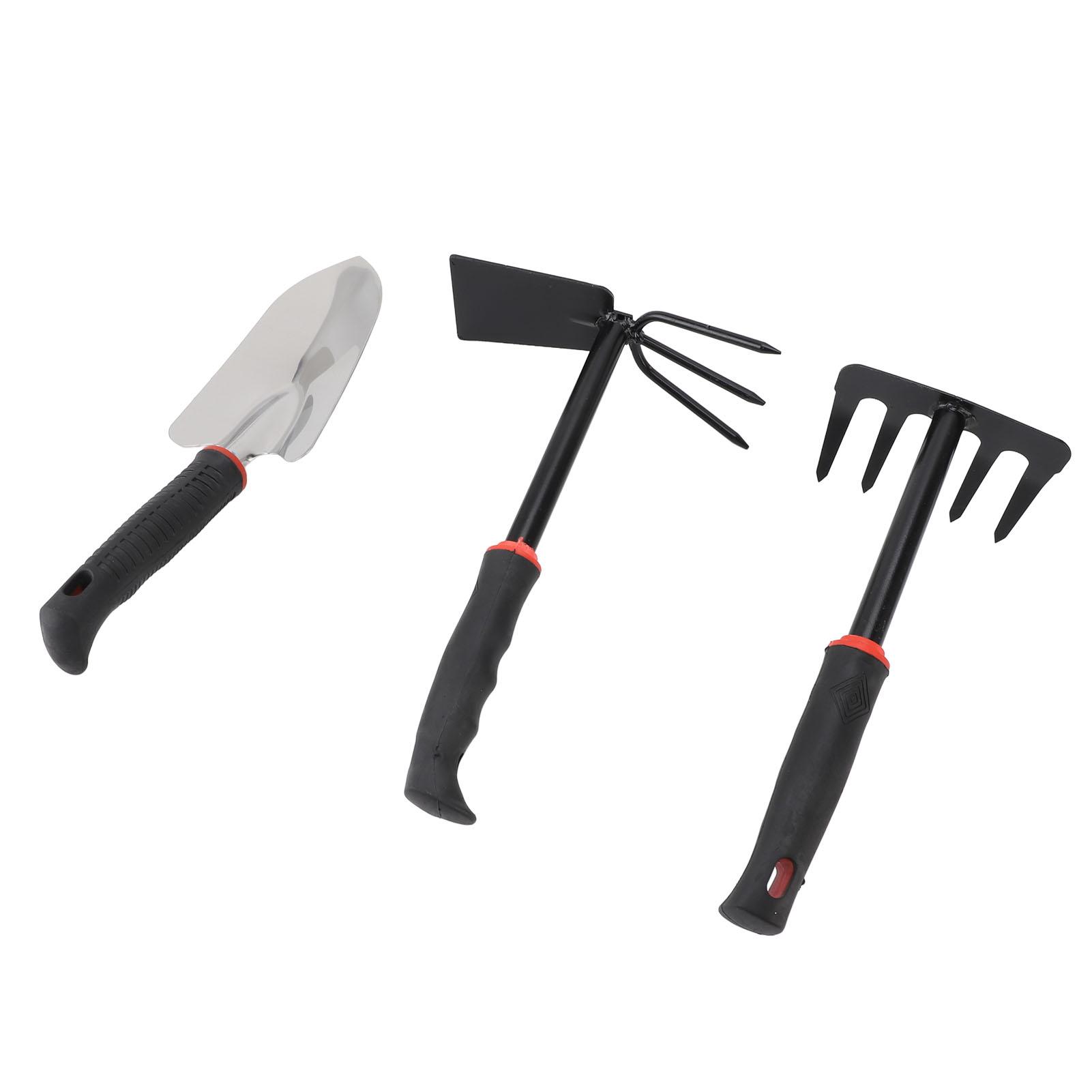 3PCS Garden Tool Set Iron Stainless Steel Five Teeth Rake Hoe Shovel with Plastic Handle Gardening
3PCS Garden Tool Set Iron Stainless Steel Five Teeth Rake Hoe Shovel with Plastic Handle Gardening