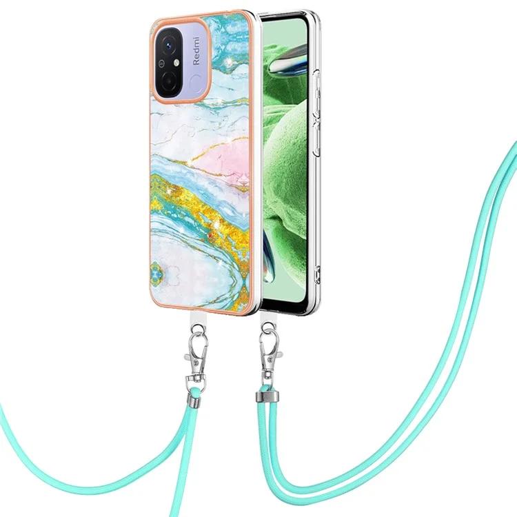 YB IMD Series-9 For Xiaomi Redmi 12C 4G / 11A 4G Electroplated TPU Cover IMD Marble Pattern Phone Case with Lanyard
YB IMD Series-9 For Xiaomi Redmi 12C 4G / 11A 4G Electroplated TPU Cover IMD Marble Pattern Phone Case with Lanyard