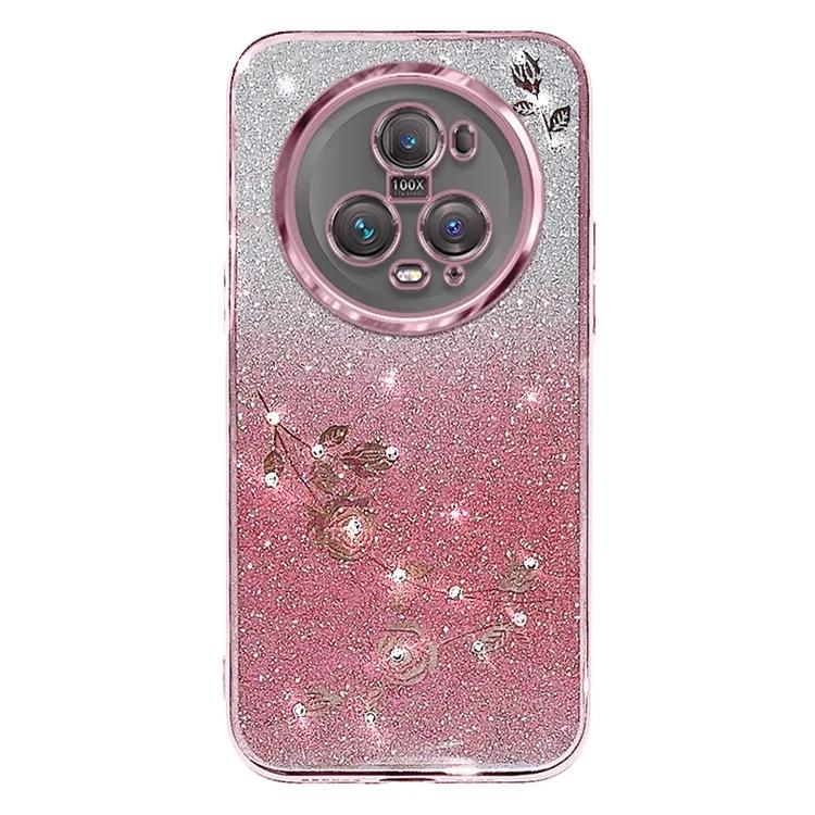 For Honor Magic5 Pro Gradient Glitter Powder Flower Pattern Phone Case TPU Cover with Rhinestone Decor
For Honor Magic5 Pro Gradient Glitter Powder Flower Pattern Phone Case TPU Cover with Rhinestone Decor