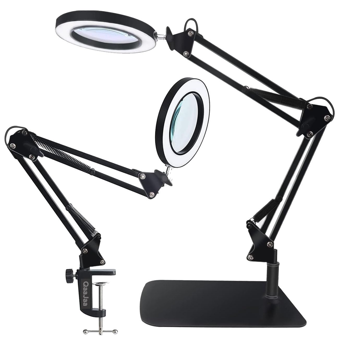 in QaaJaa Stand Magnifier Light Loupe Tabletop with Light 10x Magnification Magnifier Optical Glass Lens Foldable Angle Adjustable Stepless Dimming 3 чорний
in QaaJaa Stand Magnifier Light Loupe Tabletop with Light 10x Magnification Magnifier Optical Glass Lens Foldable Angle Adjustable Stepless Dimming 3 чорний